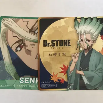 [ Dr.STONE x 마네키네코 코스터 이시가미 센쿠 2장 세트 ]