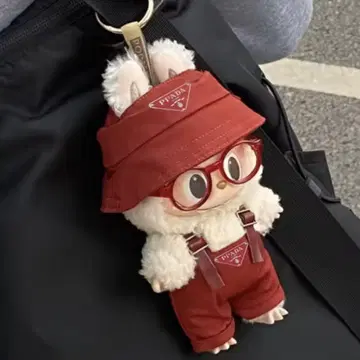 [러브브 봉제 인형용 의류 세트] 오버롤 햇