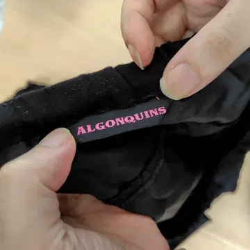 ALGONQUINS 블랙 프릴 스커트