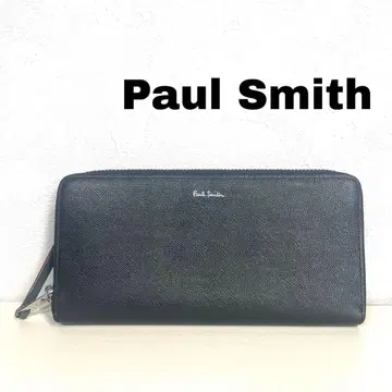 [ 새상품급 ] Paul Smith 폴스미스 장지갑 라운드 지퍼 블랙