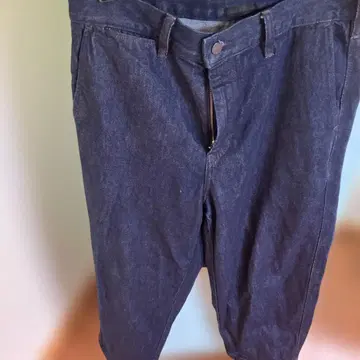 UNWILD JEANS 다크 블루 슬림핏 데님 팬츠