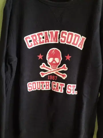 CREAM SODA 스컬 디자인 트레이닝복