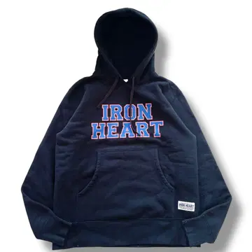 새상품급 IRON HEART 헤비 웨이트 풀오버 후드티 M 블랙