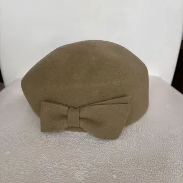 MAXIM 그레이지 색상 리본 포함 울 햇