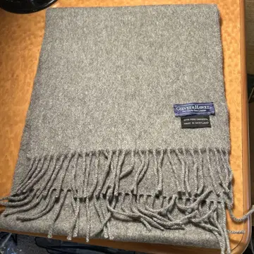 Gieves & Hawkes 100% 캐시미어 머플러 그레이