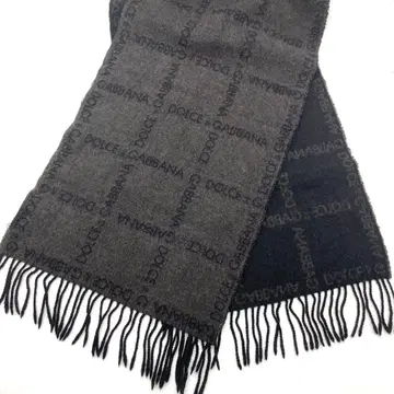 돌체앤가바나 머플러 로고 울 100%