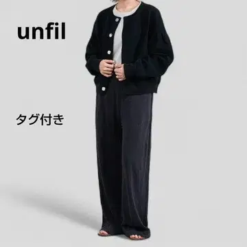택 포함 앙필 슈퍼 헤비 코튼 카노코 크롭 가디건