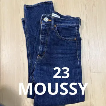MOUSSY 스트레이트 데님 23