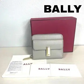 [ 컨디션 최상 ] BALLY 발리 코인 케이스 가죽 그레이