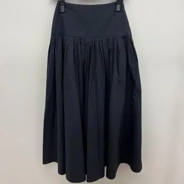 BLENHEIM 블랙 플레어 롱 스커트