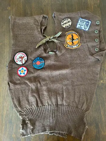 스위스군 명령어 스웨터 리메이크 베스트 밀리터리 재구축 보이스카우트