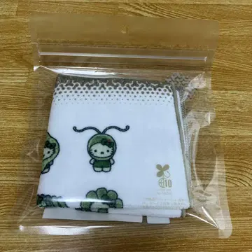 2025 오사카 간사이 박람회 일본관 한정판 헬로키티 타월 손수건 조류