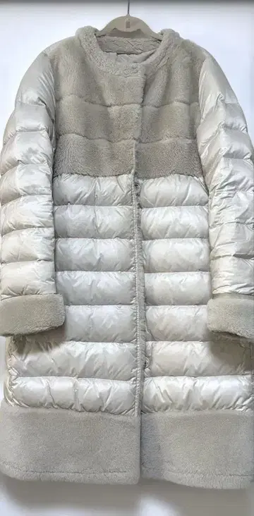 오늘 초특가! 새상품급 엠메티 여성용 38 무스탕 다운 코트(^^)