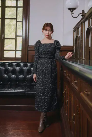 Herlipto CapucineBloomSleeveChiffonDress