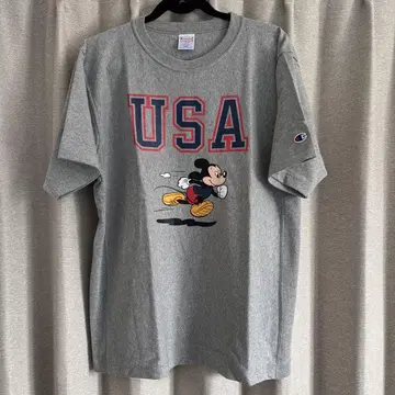 챔피온 (Champion) USA 미키 리버스 위브 T 그레이