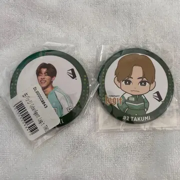 쿠와바라 타쿠미 TAKUMI 캔뱃지 세트