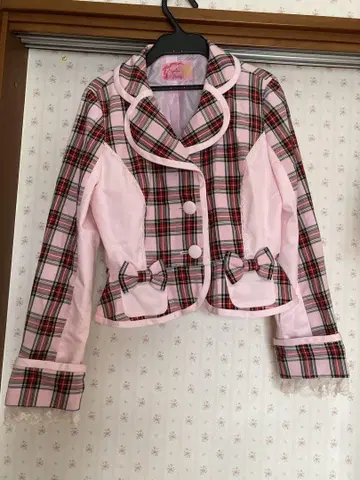 Angelic Pretty 타탄 체크 자켓 블레이저