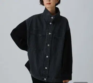 시착만 한 상품 렙심 도킹 데님 커버올 블랙