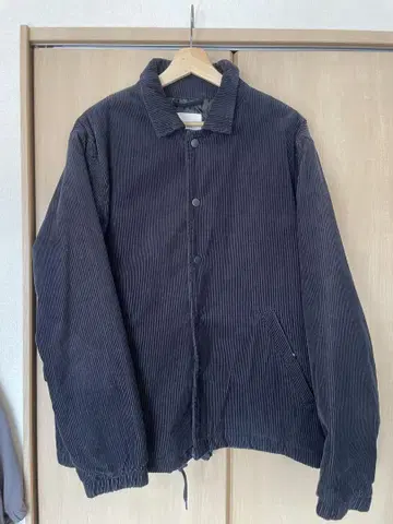 H&M 다크 네이비 코듀로이 자켓 L