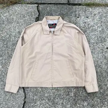Sears 베이지 점퍼 살몬 핑크 스윙탑
