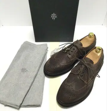 새상품 [ eleventy ] 윙팁 비브람솔 탑재 가죽 신발 이탈리아제
