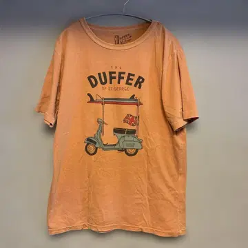 [ 새상품급 ] DUFFER 오렌지 T셔츠 X사이즈