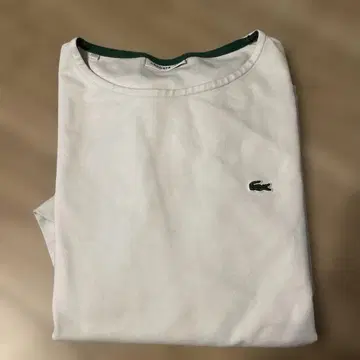 Lacoste 화이트 반팔 T셔츠