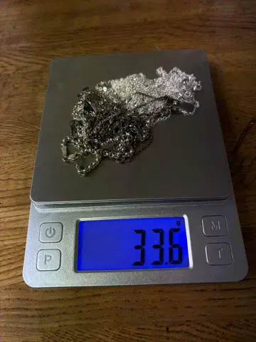 미사용 새상품 실버 925 목걸이 33.6g 일괄