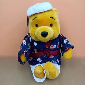 택 포함 디즈니 스토어 곰돌이 푸 축제 가면 봉제 인형