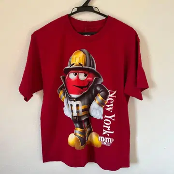 M&M's 파이어맨 캐릭터 티셔츠 L 사이즈
