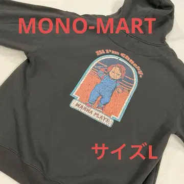 MONO-MART 차키 속기모 후드티 블랙 L #2668