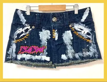 [ JSG ] 마이크로 미니 스커트 갸루 데님 미니 스커트