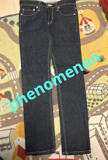 PHENOMENON ILLPTS-131 데님 스트레이트 네이비