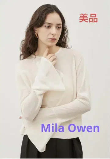 Mila Owen 플레어 슬리브 니트 09WNT251018