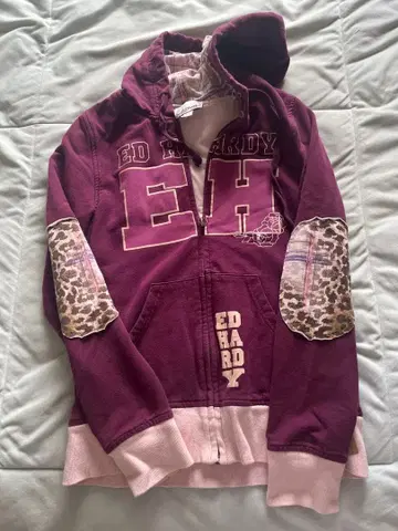 에드 하디 Ed Hardy 후드 부착 후드티 S 사이즈