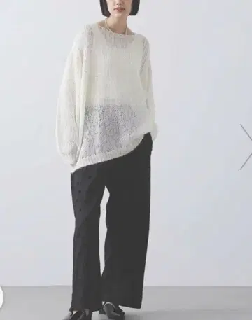 그레디 브릴리언트 플로키 도트 와이드 팬츠