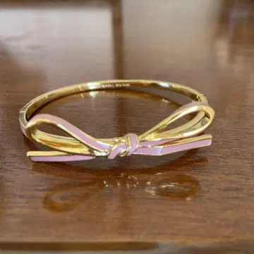 케이트 스페이드 핑크 리본 모티브 뱅글