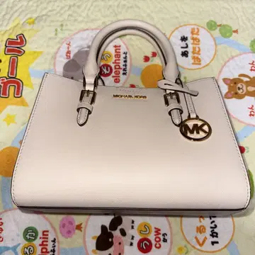 MICHAEL KORS 화이트 핸드백