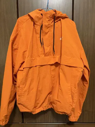 BrokenBase 나일론 테크 아노락 오렌지 X-large
