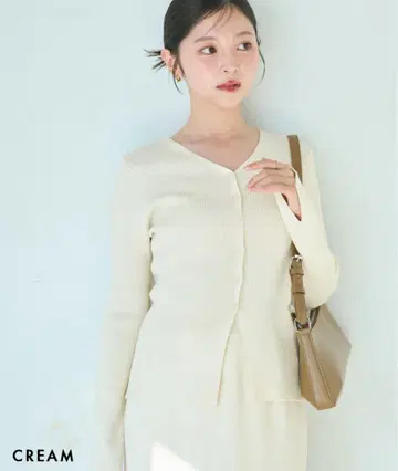 [ HARUKA DESIGN ] 소매 슬릿 리브 가디건