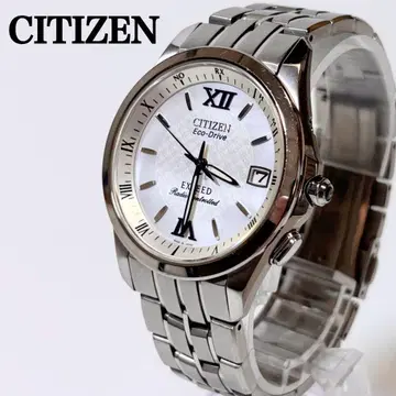 작동품 CITIZEN 에코 드라이브 남성용 손목시계 엑시드 티타늄