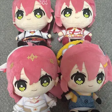 사쿠라 미코 봉제 인형 4체 세트