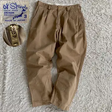 3(L) orSlow BILLY JEAN 오어슬로우 2턱 트라우저