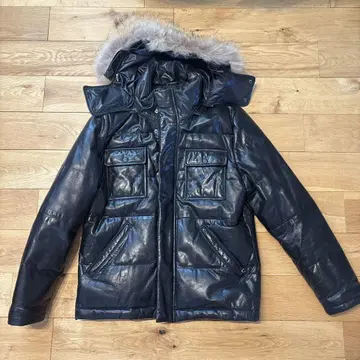 폴 스미스 가죽 다운 자켓 M