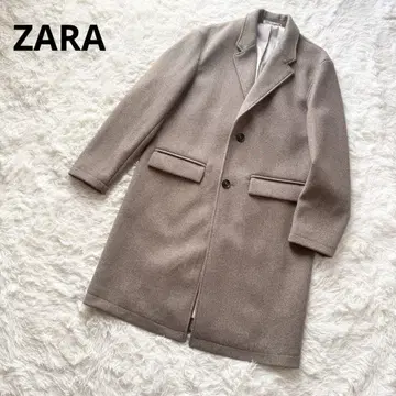 ZARA 자라 베이지 체스터 코트 롱 코트