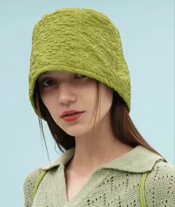 WAI KEI 엠보싱 버킷햇 라이트 그린 한국 브랜드