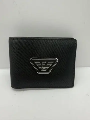EMPORIO ARMANI 접이식 지갑 블랙