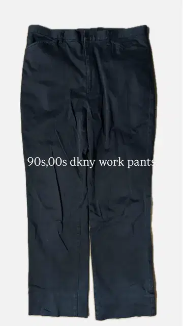 90s 00s dkny work pants black