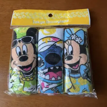 디즈니 Find Stitch 스티치 미키 미니 미니 타월 3개