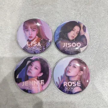 BLACKPINK 핀 배지 4개 세트